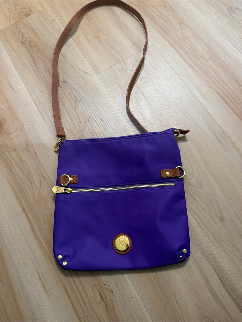 Joy Mangano Purple Crossbody bag